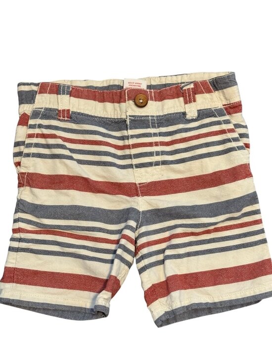 Tommy Bahama Other - Toddler Boys Striped Shorts Size 2T Red White Blue Pull-On Summer Shorts